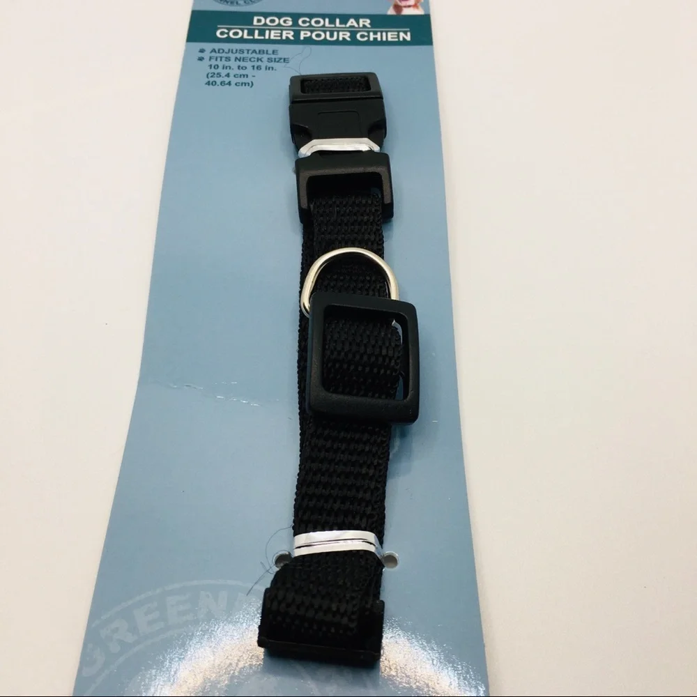 DOG COLLAR BLACK  SZ Small GREAT FOR WALKS!